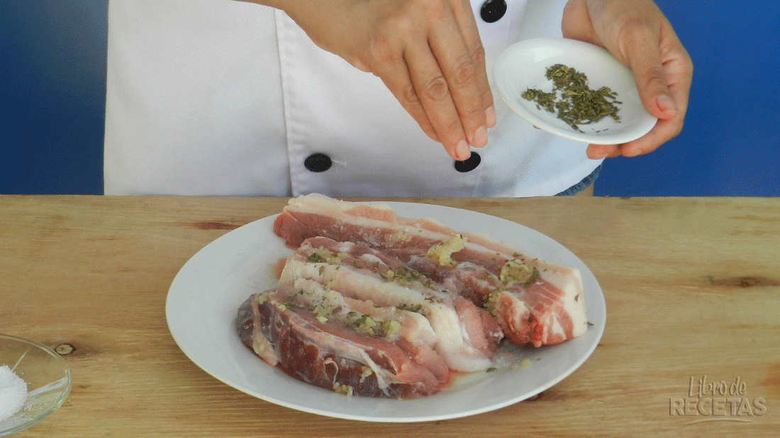 costillas de cerdo en salsa bbq paso1