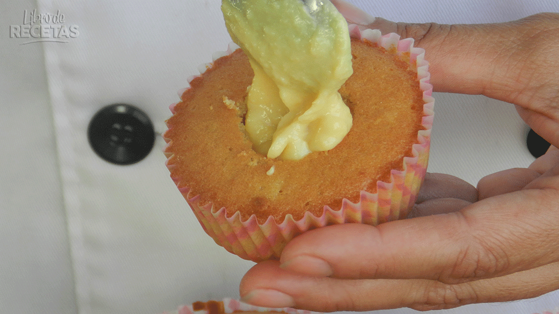 cupcake de limon paso 13
