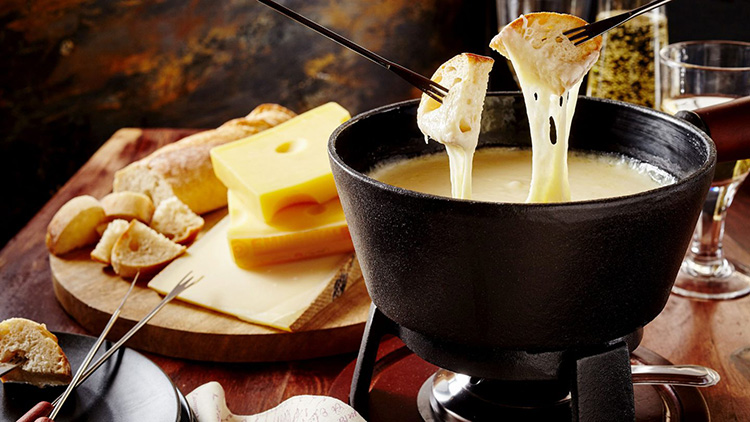 La fondue de queso