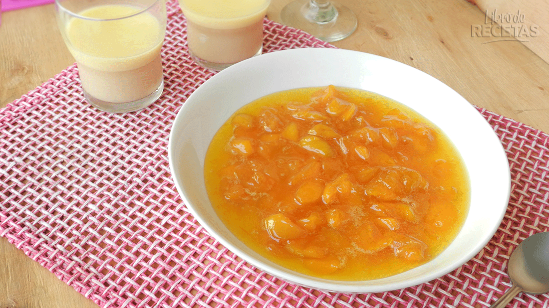 Panna-cotta con mermelada de durazno- Paso 5