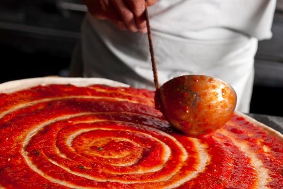 Salsa de tomate para pizza