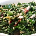 Ensalada de hojas verdes y quinoa