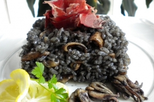 Receta de arroz con calamares en su tinta