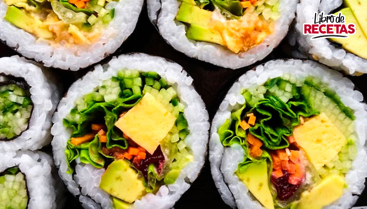 sushi vegetariano casero